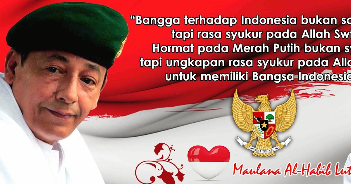 Kata Kata Mutiara Maulana Al Habib Luthfi Bin Yahya Tentang Cinta Indonesia Pustaka Muhibbin